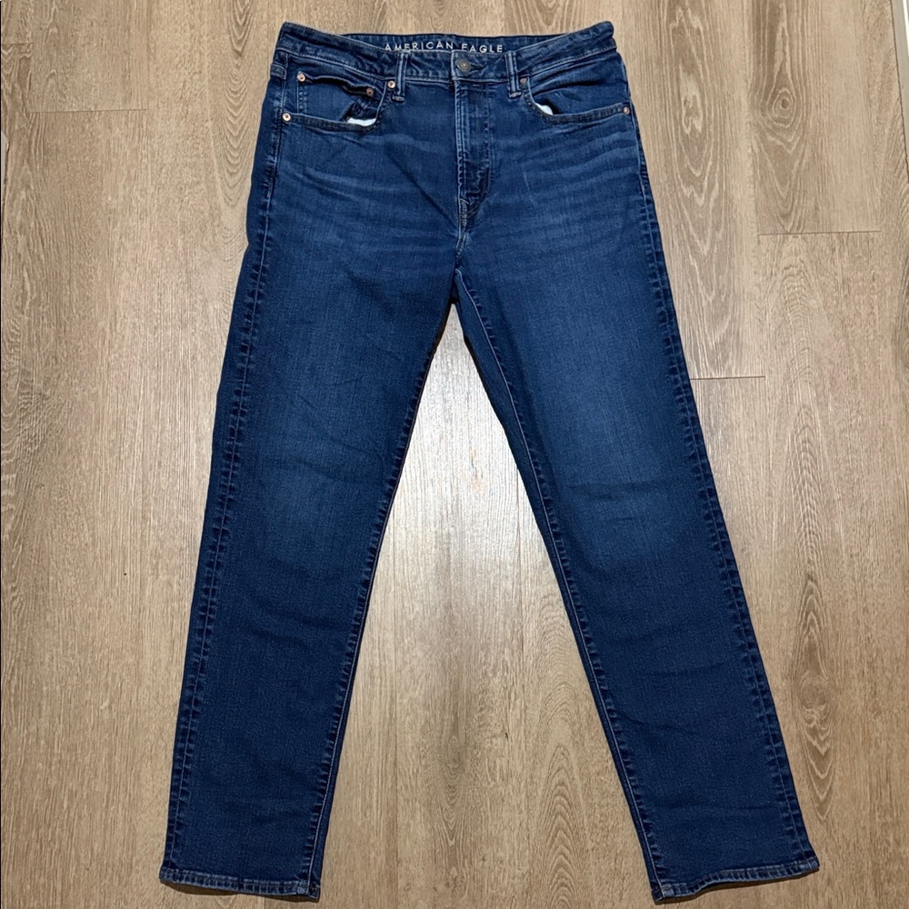 American Eagle Men’s AirFlex+ Athletic Straight Jeans (34x34)